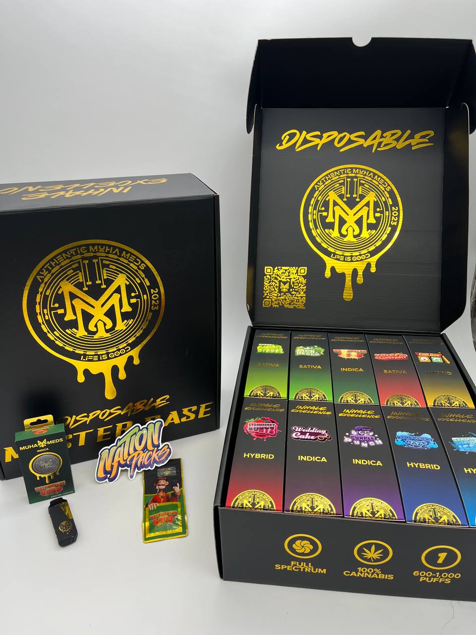 2025 Muha Meds 50 Pack Master Box 1G & 2G - Image 3