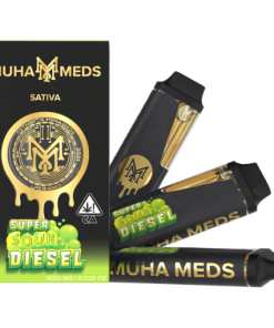 Alternative view of MUHA MEDS SUPER SOUR DIESEL 2G DISPOSABLE | SATIVA