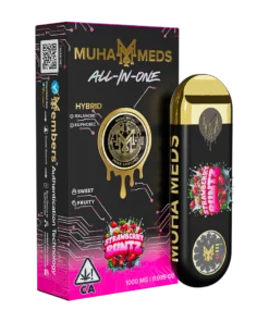 Muha Meds All in one Strawberry Runts Hybrid | 1000MG